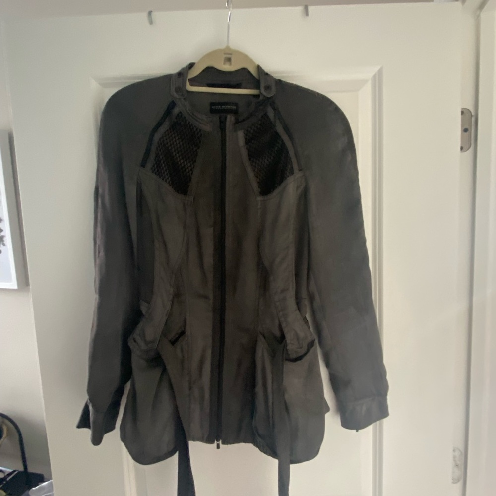 Beate Heymann street couture satin jacket